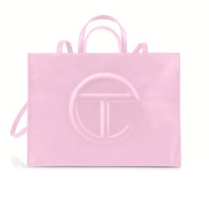 Large bubblegum telfar bag